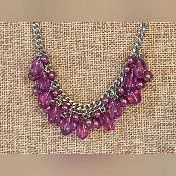 𝐕𝐭𝐠.𝐌𝐮𝐥𝐭𝐢𝐒𝐭𝐫𝐚𝐧𝐝 𝐏𝐮𝐫𝐩𝐥𝐞 𝐁𝐞𝐚𝐝𝐞𝐝 𝐍𝐞𝐜𝐤𝐥𝐚𝐜𝐞 + - Picture 7 of 11